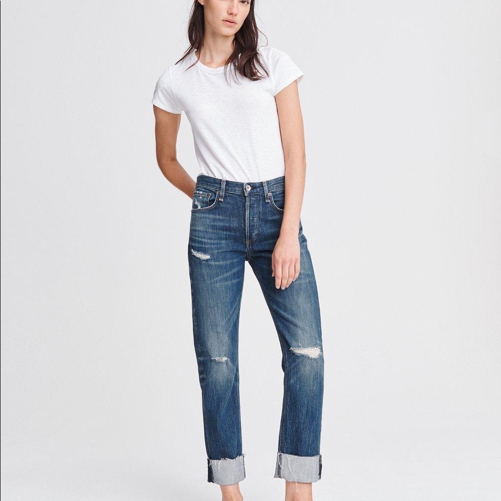 Rag & Bone Rosa Mid-Rise Boyfriend Jean size 27